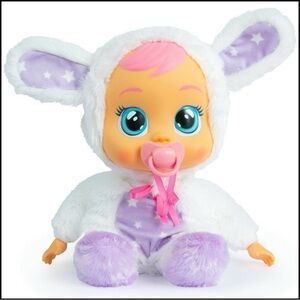 Adorable Plush Baby Doll with Pink and Purple Accents